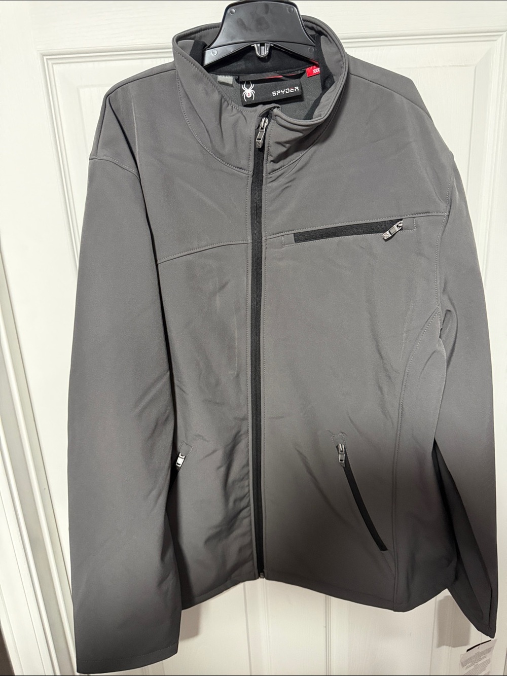 Spyder Men’s Charcoal Softshell Performance Jacket